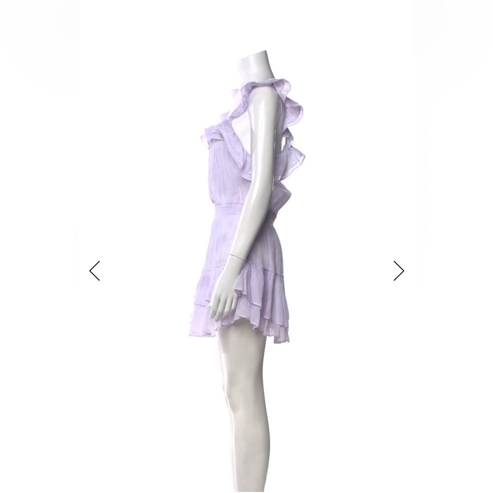 LoveShackFancy Lavender Ruffle Tie Dye Dress. Size S. Pristine - Picture 3 of 4